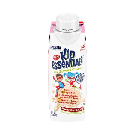 BOOST Kid Essentials 1.5 Strawberry Pediatric Oral Supplement / Tube Feeding Formula, PK 24 00043900649948